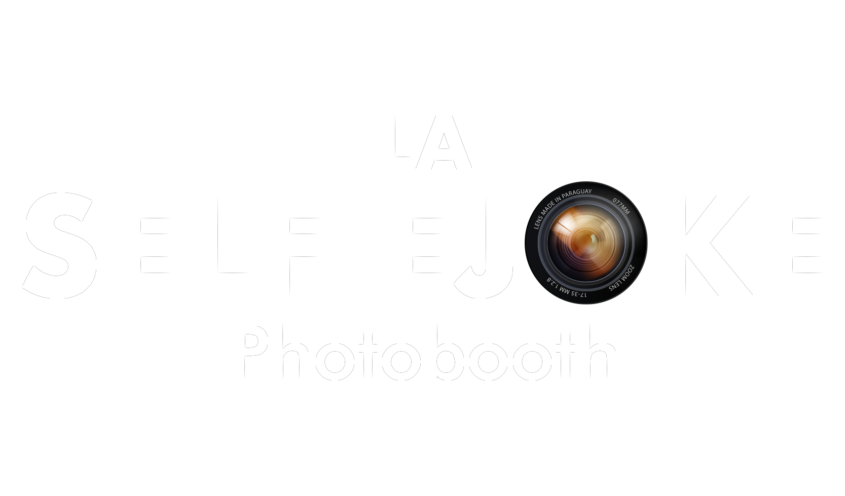 logo selfiejoke blanc photobooth